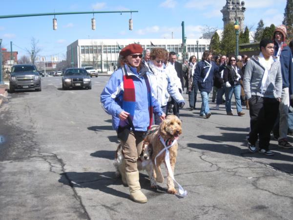 Our four-legged friends even participated!
